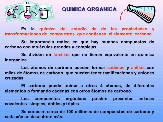 quimica organica definicion